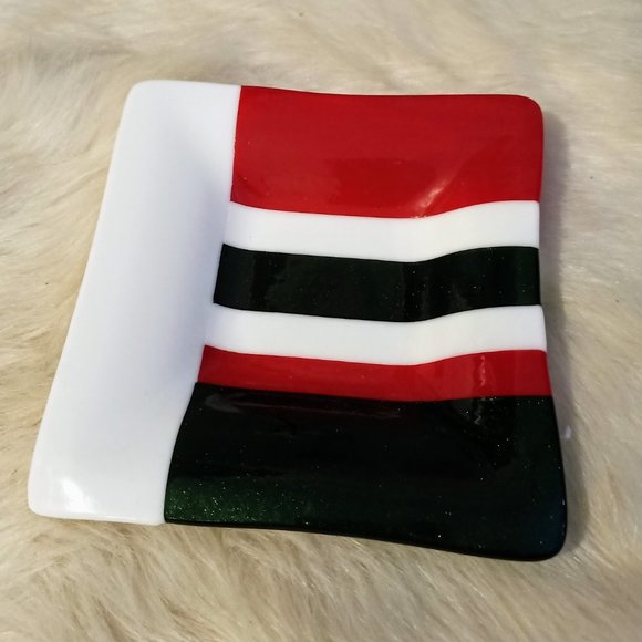 Glass Art Candy Nut or Misc Dish Handmade - Picture 2 of 4